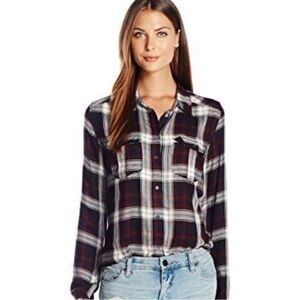 PAIGE | Mya Plaid Shirt | Size M